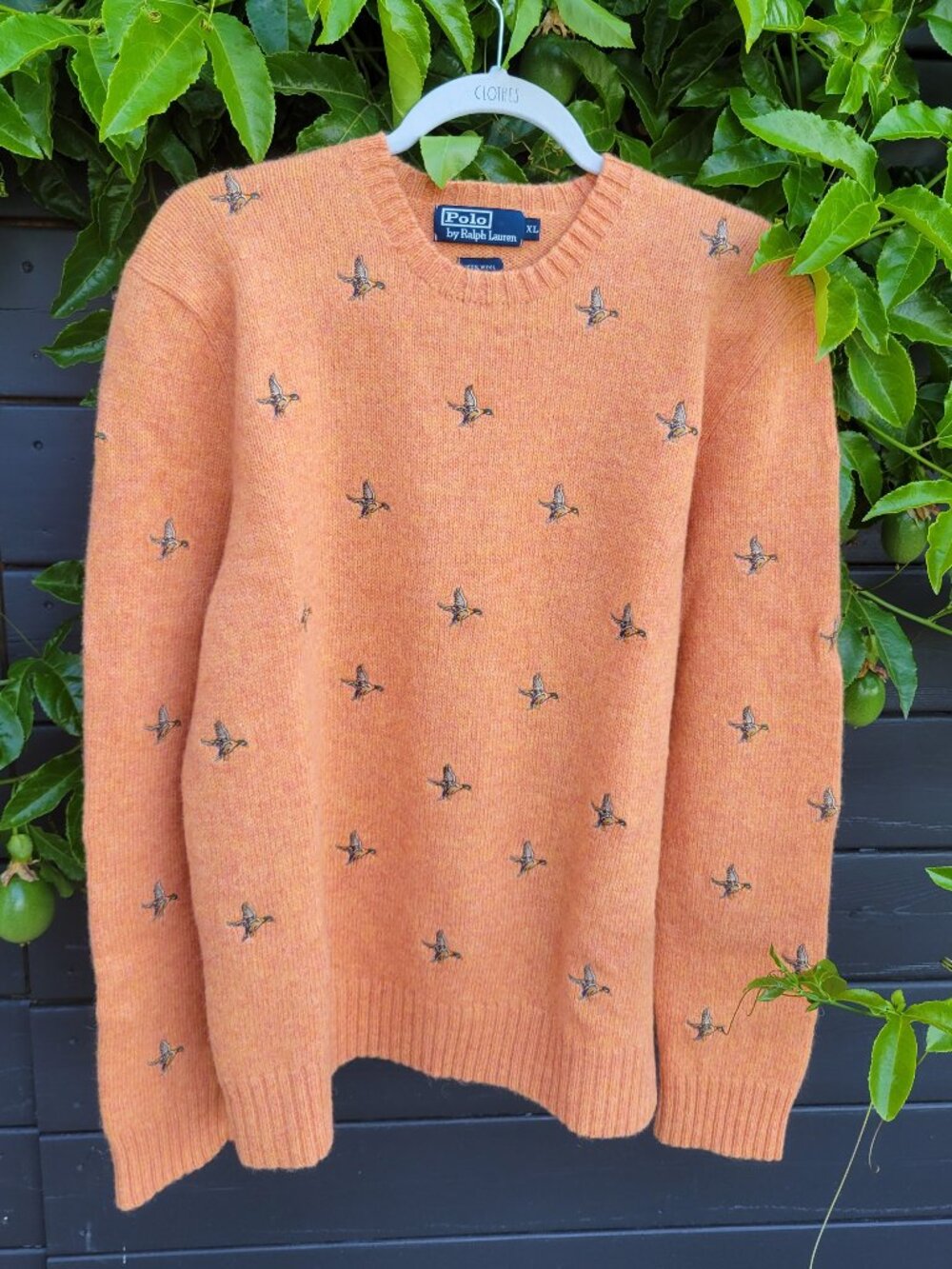 Vtg 90s Polo Ralph Lauren Mallard Duck Wool Sweater NWOT - Picture 5 of 8
